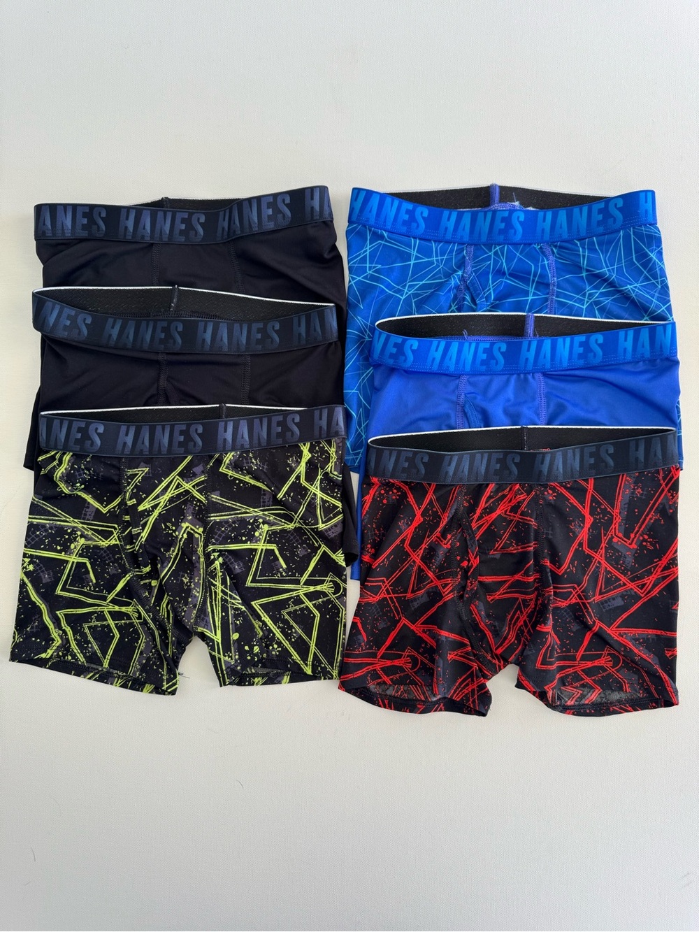 Kids Hanes Performance Boxer Briefs Bundle Size M